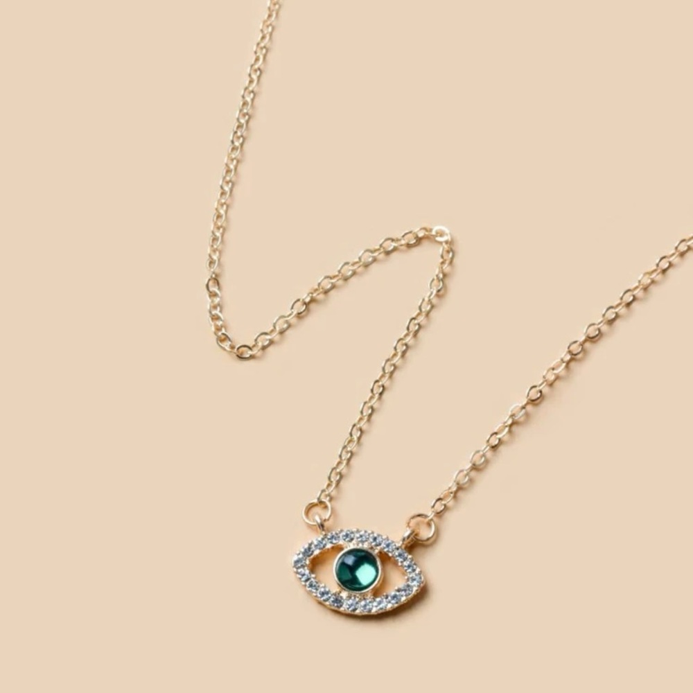 3/$30 NEW! Evil Eye Necklace Boho Hamsa Spiritual Rhinestone